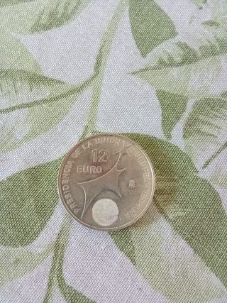 Moneda 12 Euros Plata 2002