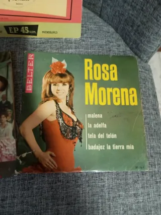 3 Discos Vinilo 45 RPM Flamenco