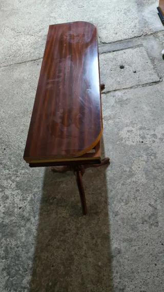 Mesa de comedor plegable de madera