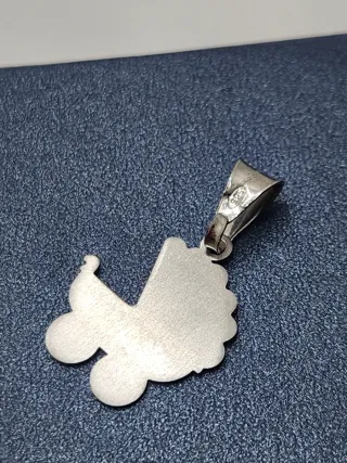 Colgante Plata de Ley Cochecito Bebé