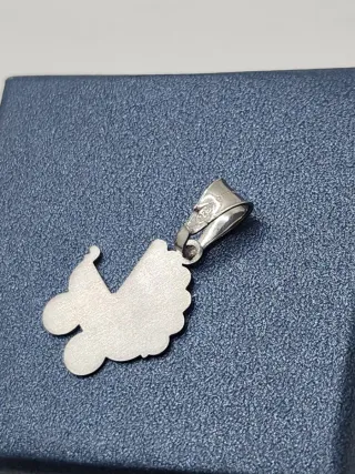 Colgante Plata de Ley Cochecito Bebé