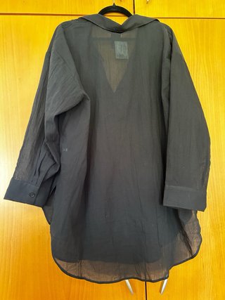 Camisa H&M preta 100% algodão