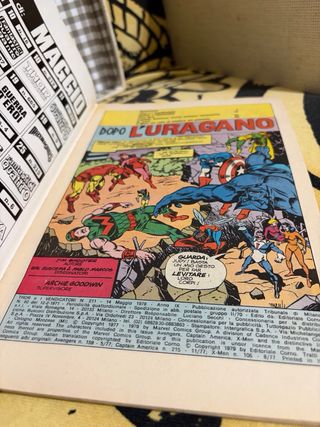 Fumetto Thor e i Vendicatori N. 211 Edit. Corno