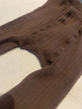 Medias largas invierno marrones