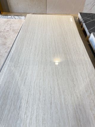 Placa PVC Decorativa Travertino Brillo