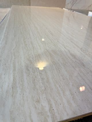 Placa PVC Decorativa Travertino Brillo