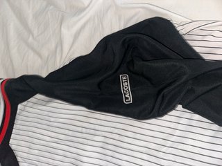 Sudadera Lacoste Talla M Rayas