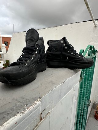 Converse Run Star Hike Cuero Negro Hombre