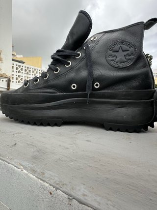 Converse Run Star Hike Cuero Negro Hombre