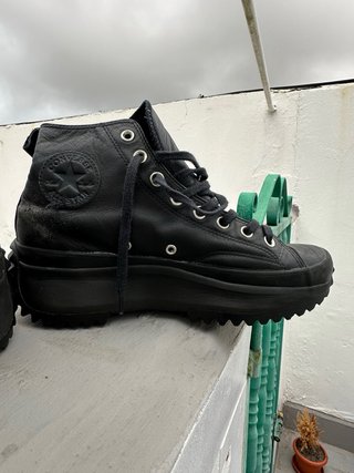 Converse Run Star Hike Cuero Negro Hombre