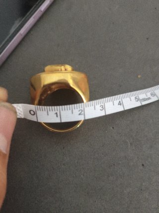 Anillo Versace Oro Laminado Medusa