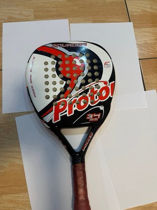 Raqueta Padel Proton + Funda + Bolas