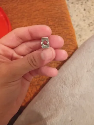 Charm Pandora Letra N Plata