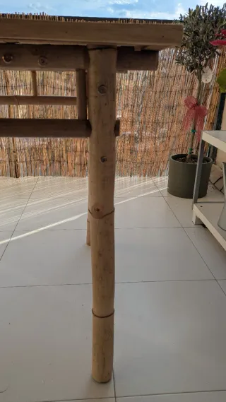 Mesa de bambú Sklum 150x80cm