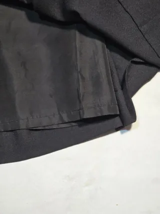 Vestido negro tirantes bordado mariposas talla XXS