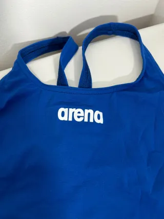 Bañador Arena Solid Swim Tech Azul