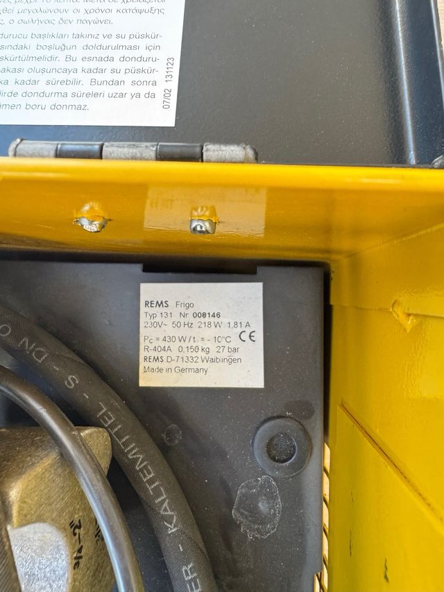 Congeladora de tubos REMS Frigo 2