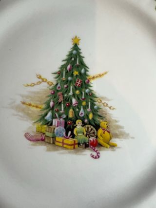 Plato Porcelana Navideño Royal Albert