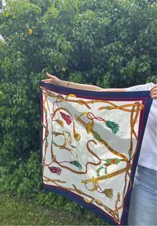 Pañuelo estampado cinturón