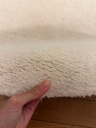 Alfombra Zara Home Beige ( 93% Lana )