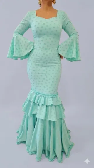 Traje de Flamenca lunares