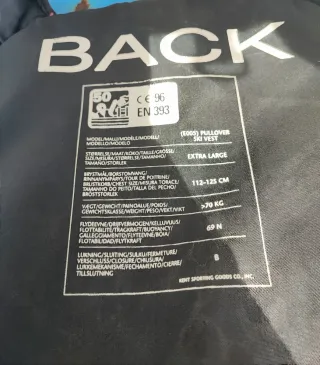 Giubbotto salvataggio Seadoo  taglia XL - 70kg