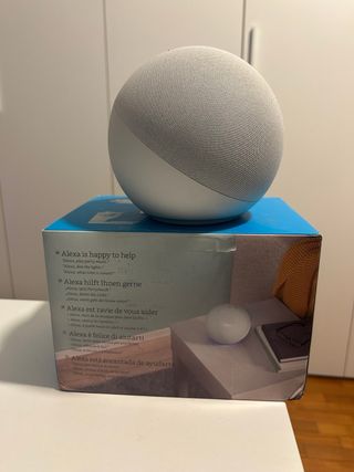 Amazon Echo 4ª Generazione (Bianco e Nero) 2 PEZZI