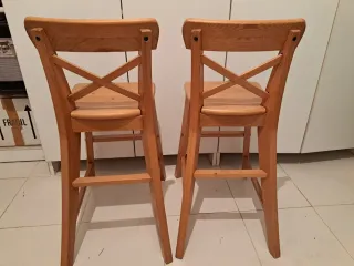 Silla alta madera niños trona Ikea