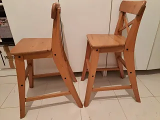 Silla alta madera niños trona Ikea