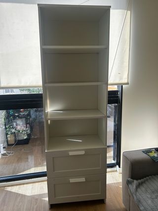 Armario Blanco Ikea 4 Estantes 2 Cajones