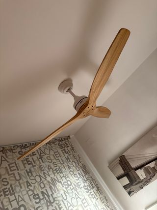 Ventilador de techo madera 3 aspas