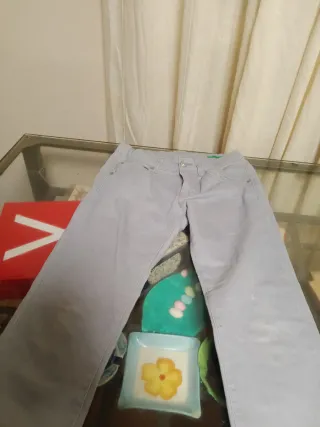 Pantalón Benetton Gris 10/11 años
