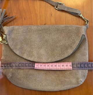 Bolso de ante, moda italiana