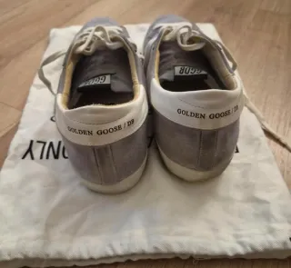 Zapatillas hombre Golden Goose Superstar Gris Azul