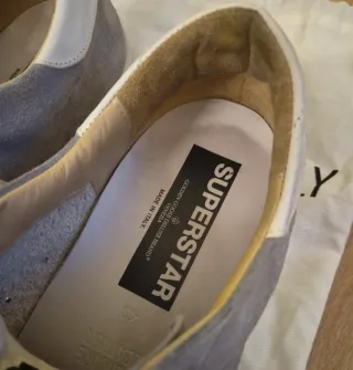Zapatillas hombre Golden Goose Superstar Gris Azul