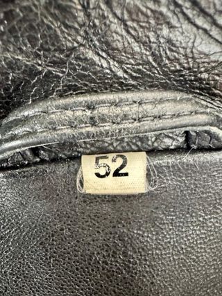 Chaqueta de piel negra Talla 52 vintage