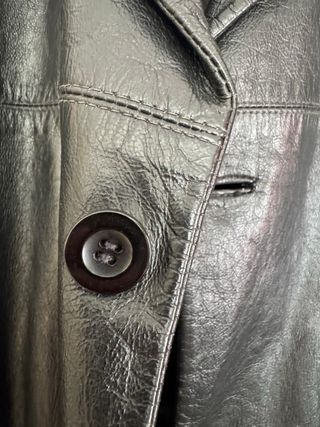 Chaqueta de piel negra Talla 52 vintage