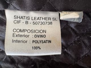 Chaqueta de piel negra Talla 52 vintage