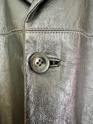 Chaqueta de piel negra Talla 52 vintage