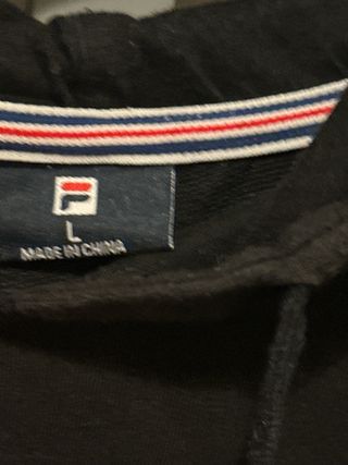 Felpa Fila Nera e Bianca Taglia L