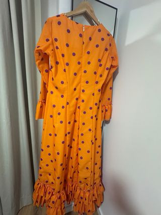 Traje de flamenca para el Rocio o Feria