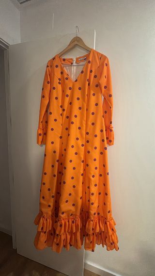 Traje de flamenca para el Rocio o Feria