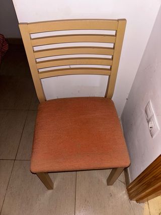 Sillas de comedor de madera