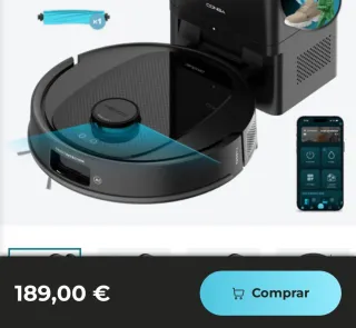 Robot Aspirador Cecotec Conga LaserEye poco uso.