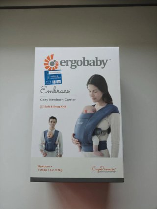 Mochila Ergobaby Embrace Azul