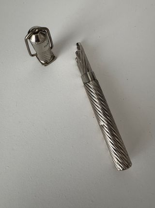 Estuche de viaje victoriano antiguo