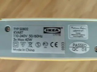 Lámpara techo IKEA KVART