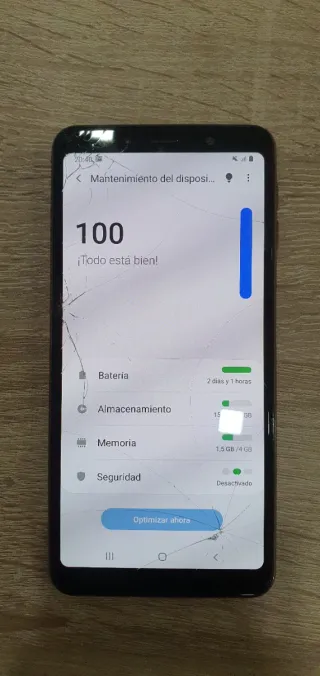 Móvil Samsung Galaxy A7 funciona pantalla rota