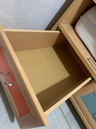 Cama nido madera con 2 camas y cajones