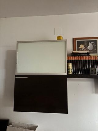 Mueble de salón oscuro
